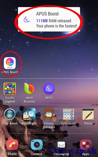 APUS Launcher for Android - Bộ khởi động Android nhanh và nhỏ gọn Ảnh từ APUS Launcher for Android - Bộ khởi động Android nhanh và nhỏ gọn