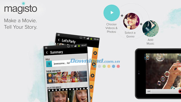 Magisto Video Editor & Maker - Ứng dụng tạo video trên Android Ảnh từ Magisto Video Editor & Maker - Ứng dụng tạo video trên Android