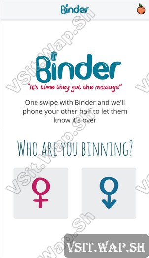 Binder cho Android - Ứng dụng chia tay người yêu trên Android Ảnh từ Binder cho Android - Ứng dụng chia tay người yêu trên Android