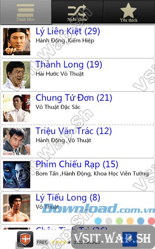 Phim Hành Động Võ Thuật for Android - Ứng Dụng Xem phim trên Android Ảnh từ Phim Hành Động Võ Thuật for Android - Ứng Dụng Xem phim trên Android